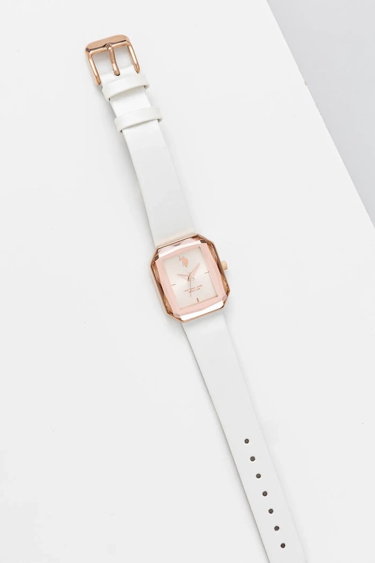 Akcesoria U.S. Polo Assn. zegarek SPARKLY USP8223RG biały