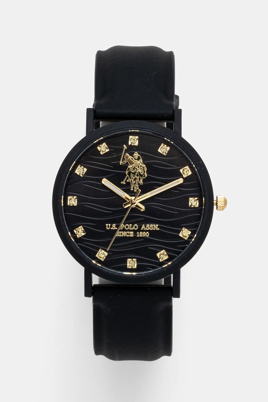 Hodinky U.S. Polo Assn. LUCYCRYSTAL černá USP8269BK