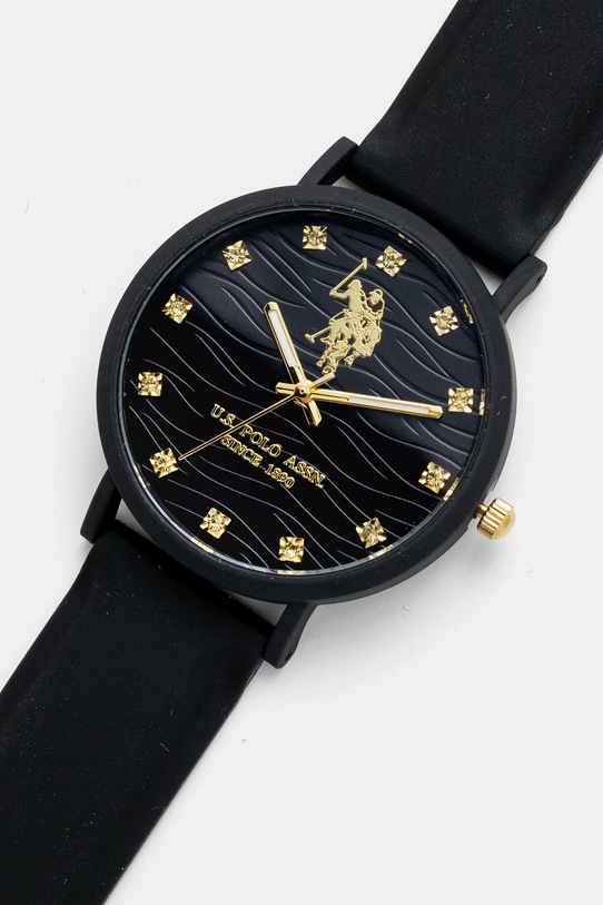Hodinky U.S. Polo Assn. LUCYCRYSTAL USP8269BK černá AW24