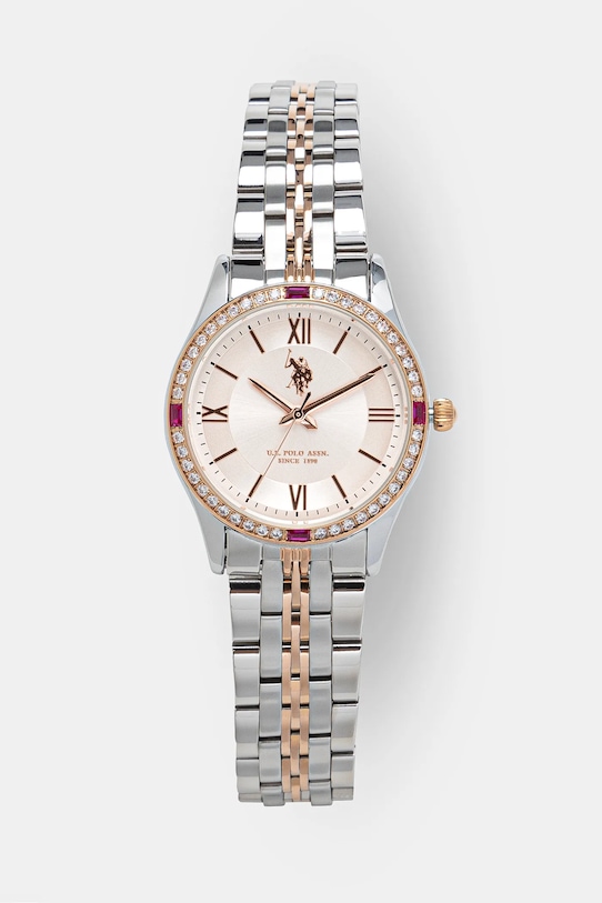 U.S. Polo Assn. zegarek GISELLE srebrny USP8325RG