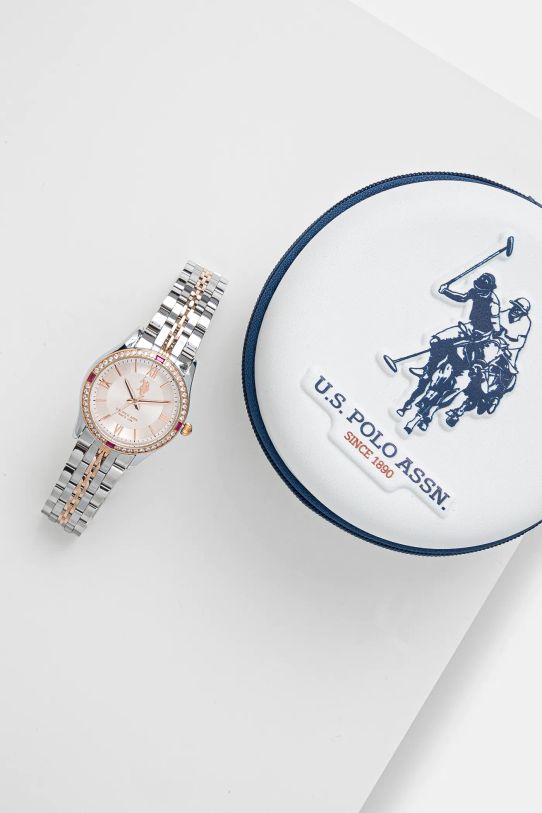Akcesoria U.S. Polo Assn. zegarek GISELLE USP8325RG srebrny
