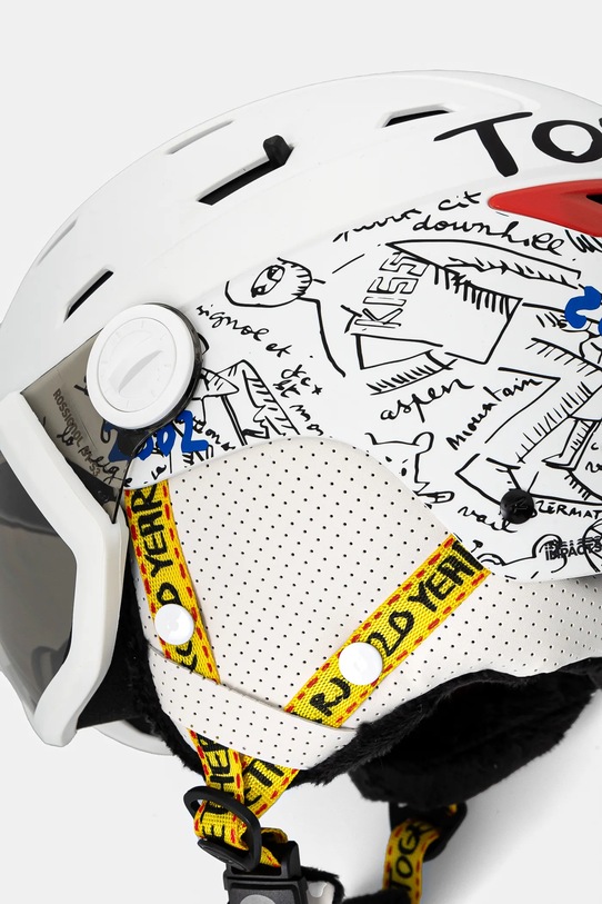 Skijaška kaciga Rossignol Allspeed Visor Impacts Photochromic x JCC RKKH400 bijela