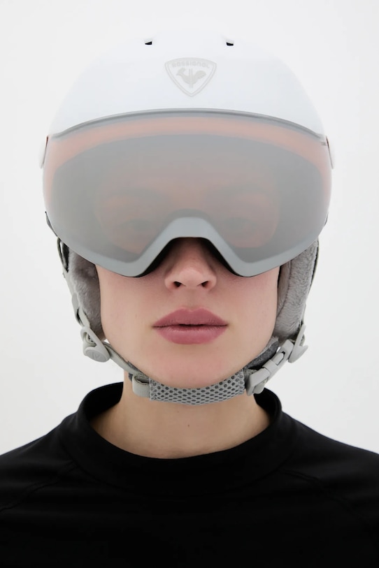 Rossignol kask narciarski Fit Visor Impacts RKKH402 biały