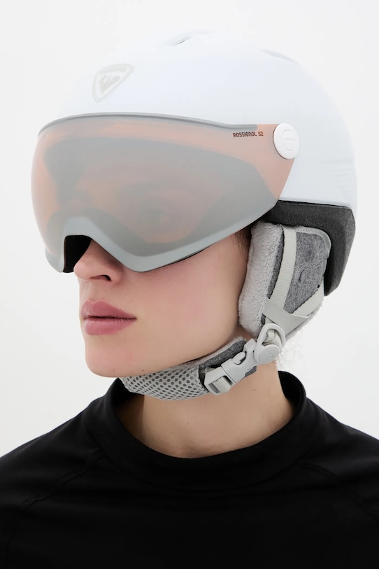 Akcesoria Rossignol kask narciarski Fit Visor Impacts RKKH402 biały