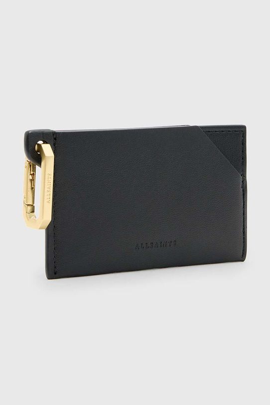 Dodaci Kožni etui za kartice AllSaints HEX CARDHOLDER W228XB crna