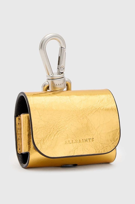 AllSaints etui na airpod AIRPOD CASE złoty W314XB