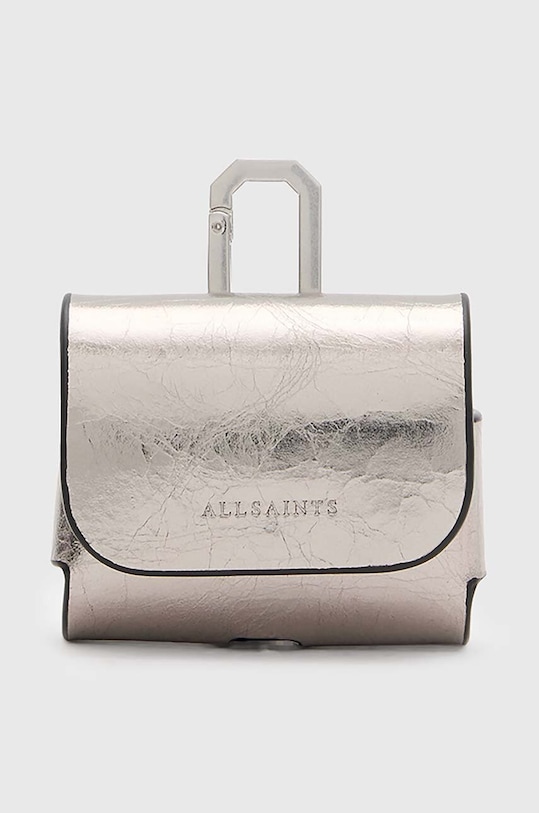 AllSaints carcasa airpod AIRPOD CASE argintiu W314XB