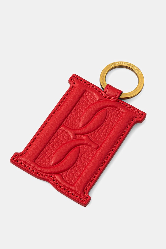 Kožni privjesak By Malene Birger MONNO KEY crvena 103145