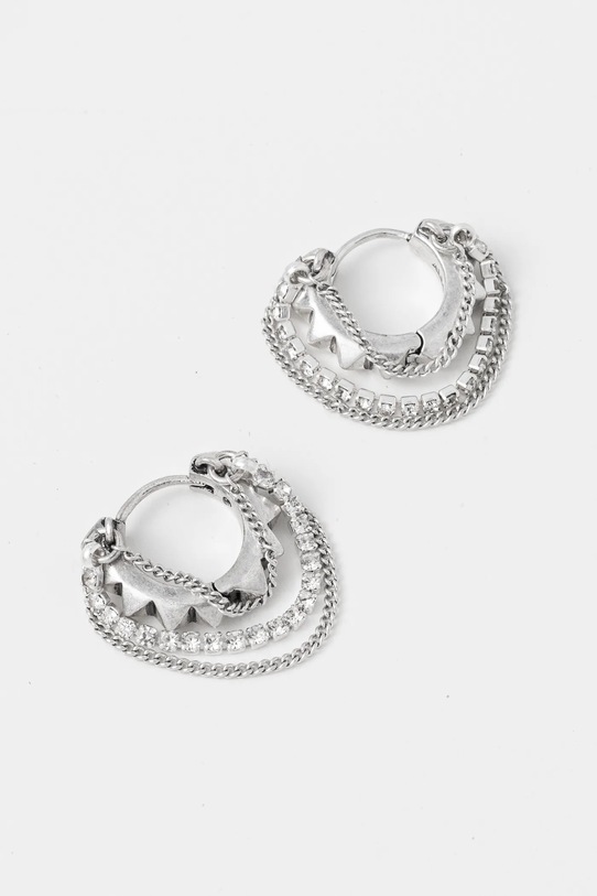 Сережки AllSaints срібний 37477326SLV041