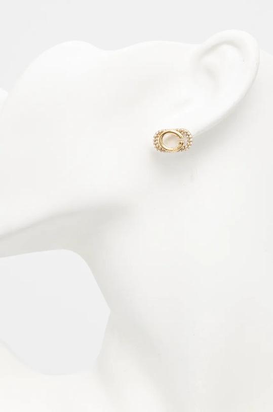 Náramek a náušnice Guess zlatá JUBS04.693JW