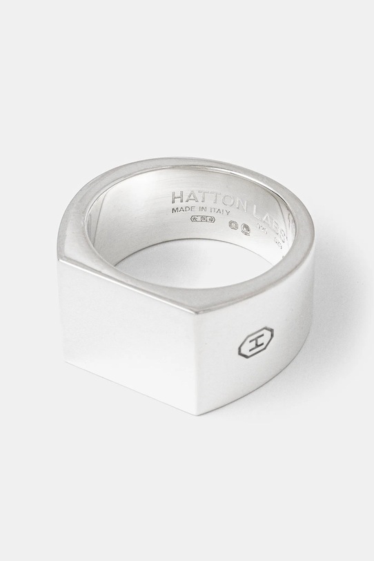 HATTON LABS pierścionek srebrny Signet Ring Gift Box srebrny HL.W24.268.SL