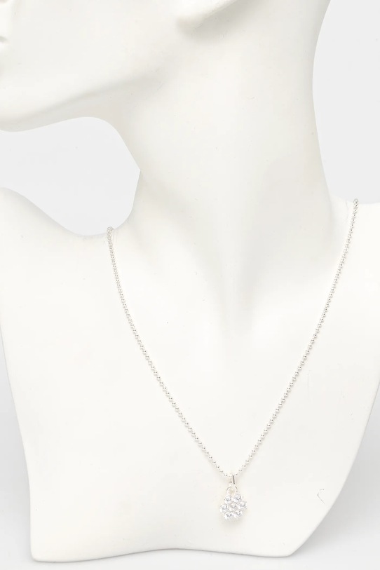 Ogrlica Answear Lab Daisy Pendant srebrna HL.W4.167.01