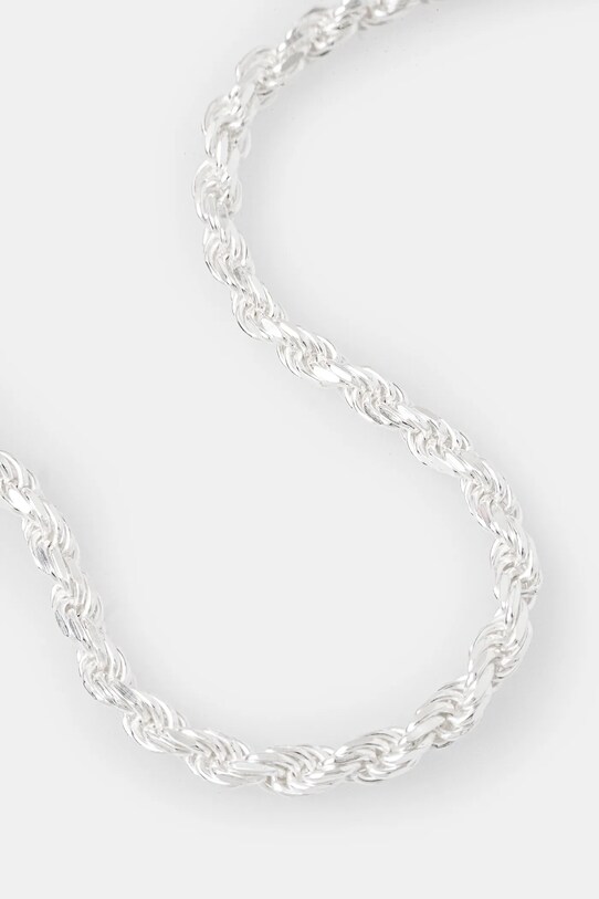 Stříbrný náramek HATTON LABS Twisted Rope Bracelet M HL.W4.351.SL stříbrná AW24