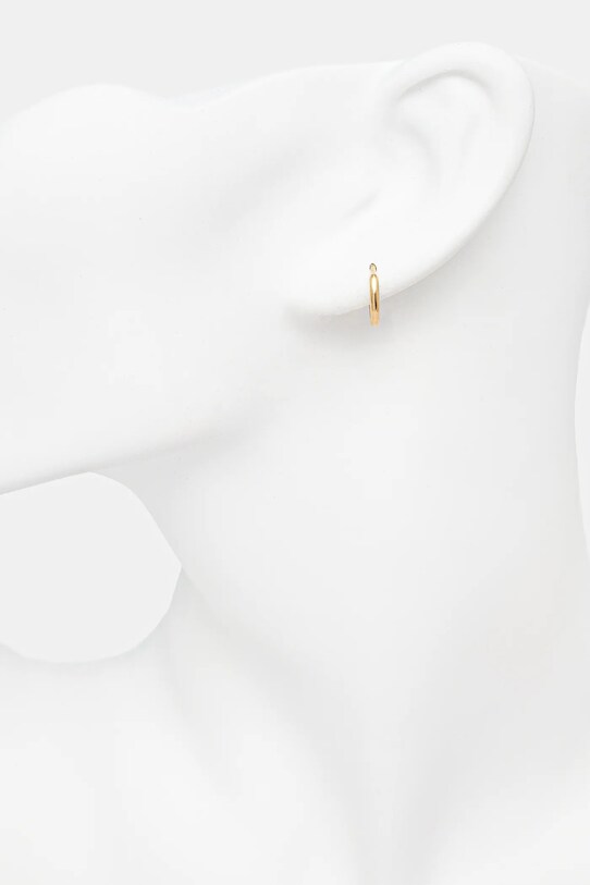 Doplňky Pozlacené náušnice HATTON LABS Curve Earrings S HL.W4.637.GL zlatá