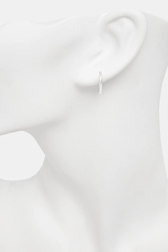 Dodaci Srebrne naušnice HATTON LABS Curve Earrings S HL.W4.637.SL srebrna