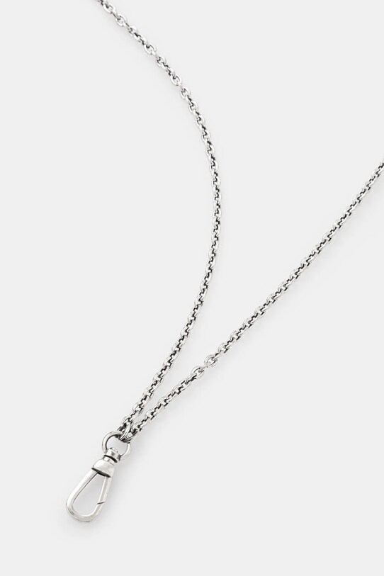 Srebrna ogrlica NEIGHBORHOOD Swivel Hook Necklace 242IVNH.AC01 srebrna AW24