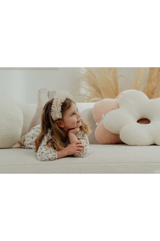 Obývací pokoj a ložnice Dekorativní polštář Jamiks FLOWER FLOWER.Poduszka.JZH273 béžová