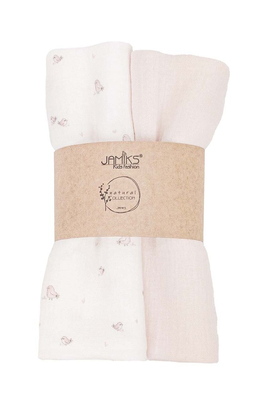 Jamiks scutec JONI 2-pack Produs pentru bebe roz JONI.or.komple.JZH006