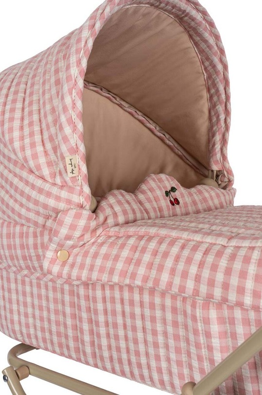 Dziewczynka Konges Sløjd wózek dla lalek DOLL PRAM KS101483 różowy