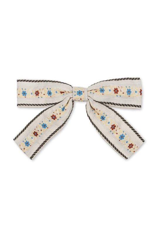 Dječja ukosnica za kosu Konges Sløjd RIBBON BOWIE HAIR CLIP KS101646 bijela AW24