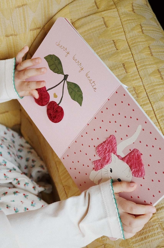 Книжка с упражнениями для детей Konges Sløjd TOUCH AND FEEL BOOK UNICORN FSC Для младенцев розовый KS101712