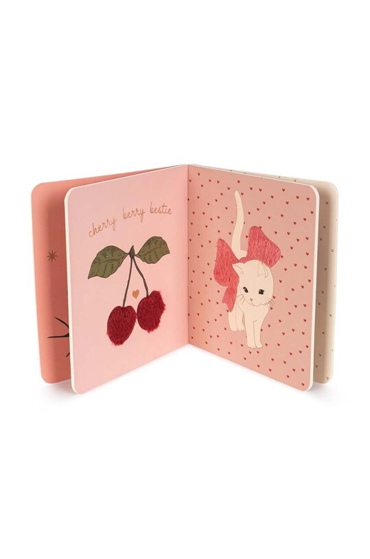 Девочка Книжка с упражнениями для детей Konges Sløjd TOUCH AND FEEL BOOK UNICORN FSC KS101712 розовый