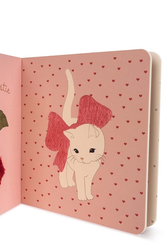 Konges Sløjd carte de activități pentru copii TOUCH AND FEEL BOOK UNICORN FSC KS101712 roz