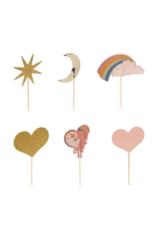 Konges Sløjd zestaw akcesoriów urodzinowych UNICORN KIT FSC różowy KS101721
