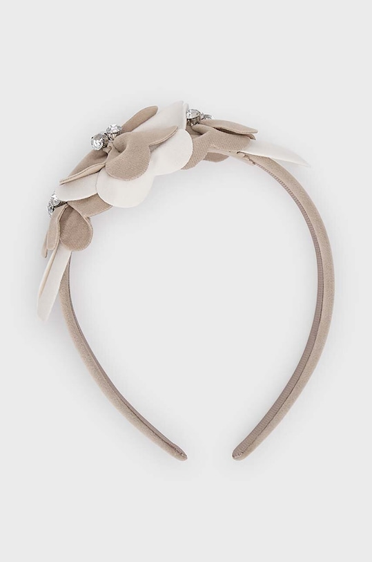 Mayoral opaska do włosów dziecięca 10837.6C.bizuteria.9BYH beżowy AW24