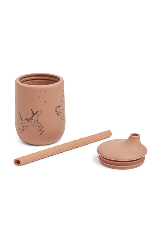 Dětský hrnek Liewood Ellis printed sippy cup LW15019.G růžová AW24