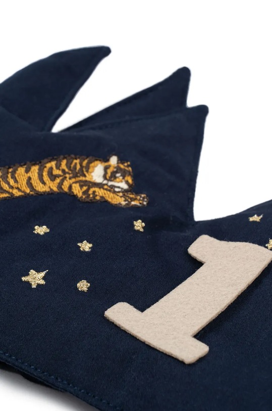 Fete Konges Sløjd coroană aniversară pentru copii BIRTHDAY CROWN GLITTER KS101902 bleumarin