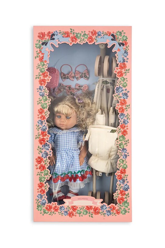Konges Sløjd lalka i wózek dziecięcy ALL I WISH FOR - DELPHINE DOLL niebieski KS101908