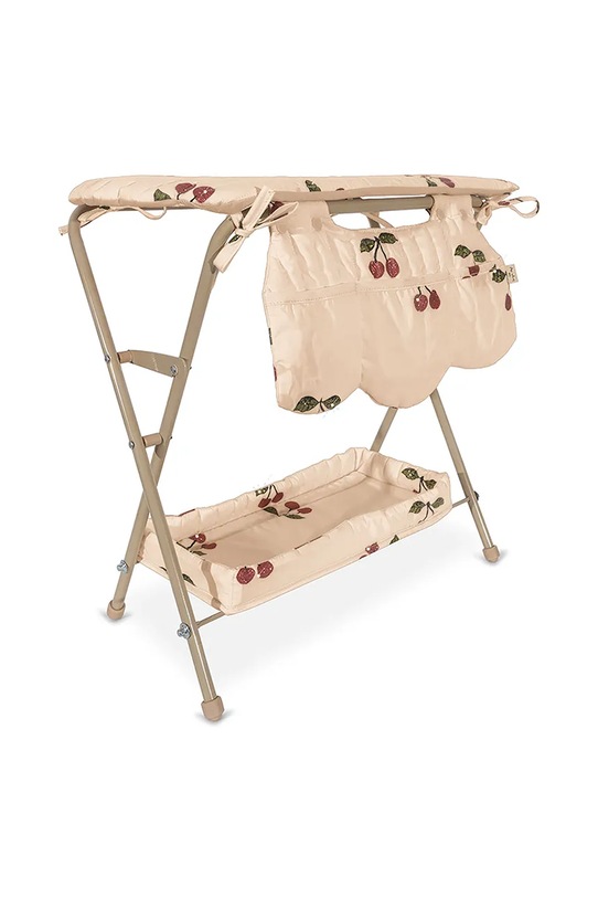 Dievča Prebaľovací pult pre bábiky Konges Sløjd DOLL CHANGING TABLE KS101946 béžová