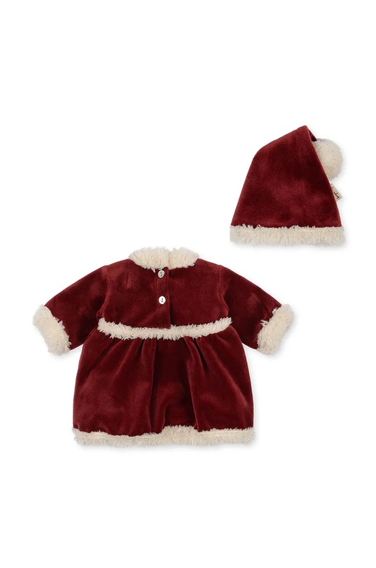 DÍVKA Obleček pro panenky Konges Sløjd DOLL CHRISTMAS DRESS GRS KS101947 červená