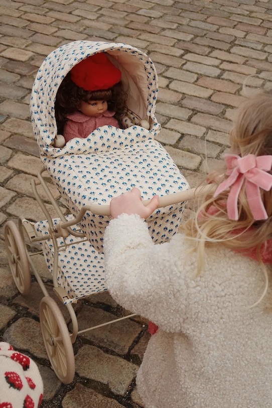 Καροτσάκι για κούκλες Konges Sløjd DOLL PRAM μπεζ KS101954