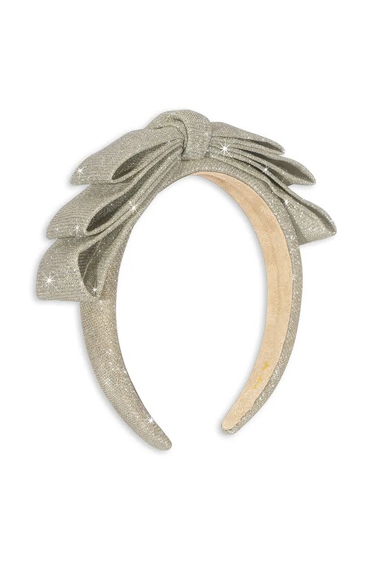 Konges Sløjd opaska do włosów dziecięca GLITTER BOW HAIRBRACE KS101990 szary AW24