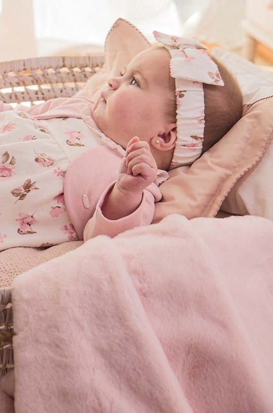 Ковдра для немовлят Mayoral Newborn 9492.2B.Newborn.G.9BYH рожевий