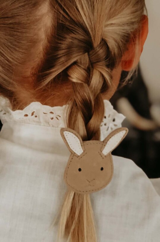 Donsje elastic de par copii Josy Classic Hair Tie Bunny bej 6008002.