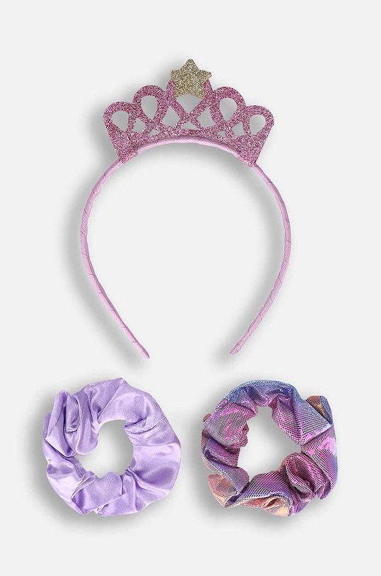Sada detských ozdôb do vlasov Coccodrillo 3-pak fialová ZC4311601PBJ