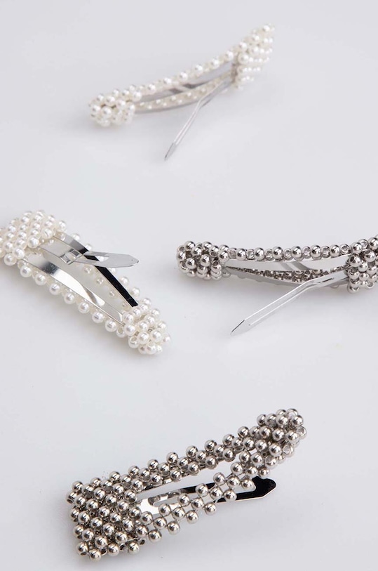 Detská sponka Coccodrillo 4-pak ZC4311701PBJ strieborná AW24