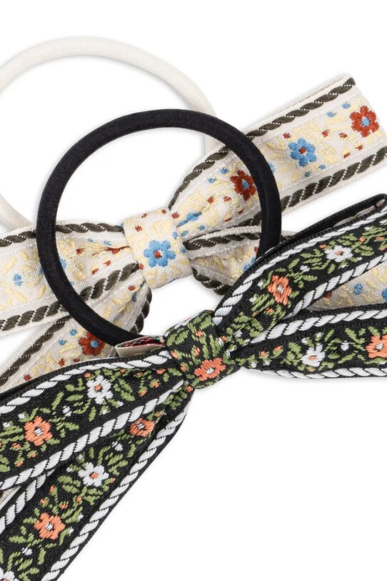 Dětské gumičky Konges Sløjd 2 PACK BOW ELASTIC 2-pack KS101350 béžová AW24