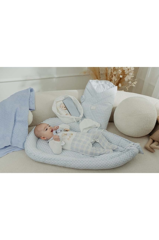 Jamiks panolino neonato PETIT pacco da 2 PETIT.or.kom.pie.JZH248 blu