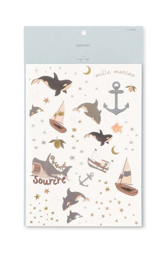 Konges Sløjd tatuaże dziecięce TATTOOS niebieski KS101074