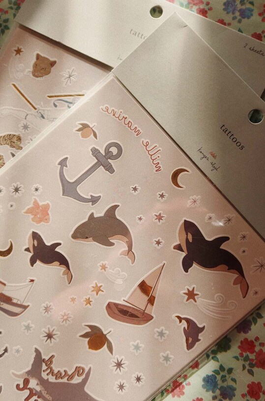 Konges Sløjd tatuaże dziecięce TATTOOS niebieski KS101074