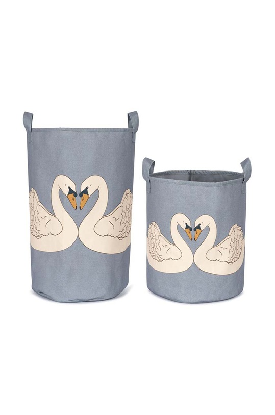 Konges Sløjd coș de depozitare TOY STORAGE BAGS 2-pack albastru KS101435