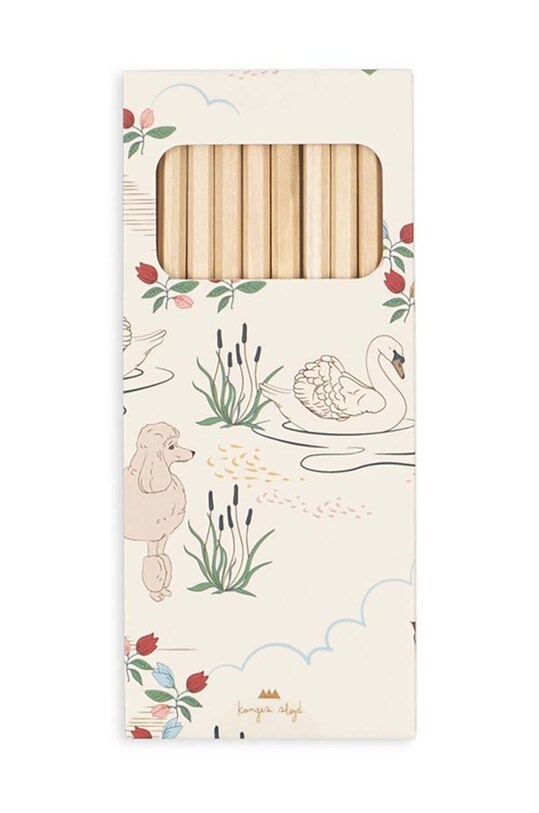 Konges Sløjd kifestőkönyv COLORING BOOK AND CRAYONS KS101465 bézs AW24