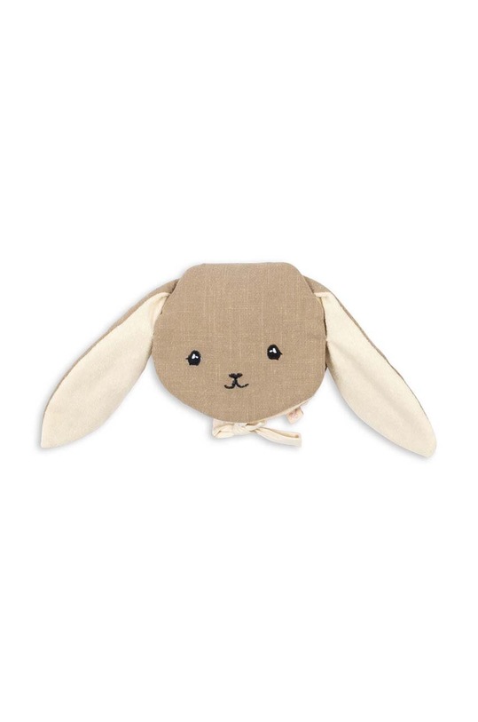 Konges Sløjd zabawka niemowlęca FABRIC BUNNY BOOK KS101508 beżowy AW24
