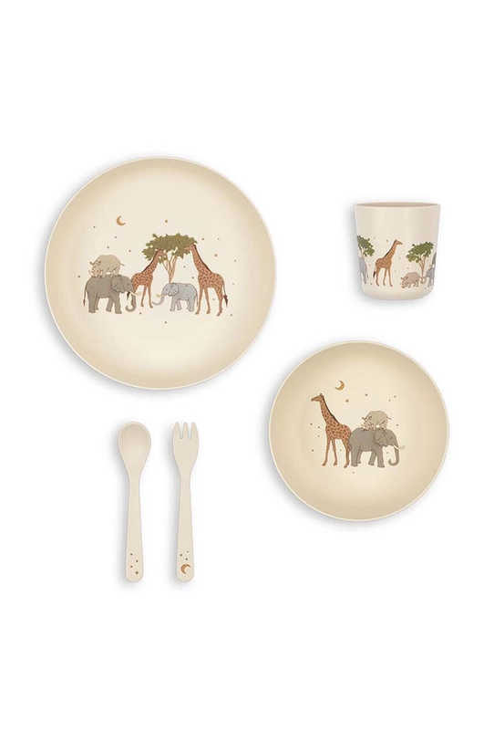 Обідній набір для дітей Konges Sløjd PLA DINNER SET KS101645 бежевий AW24