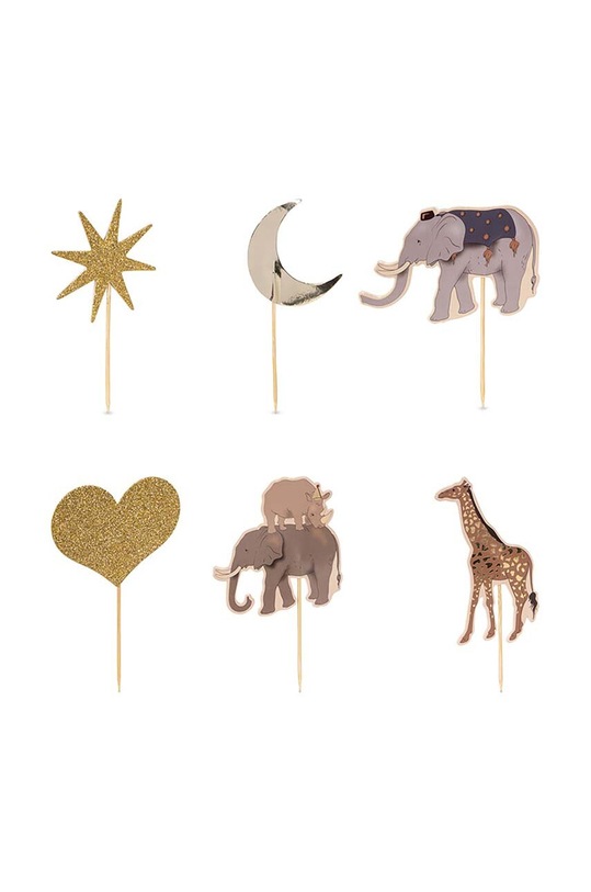 Konges Sløjd set de accesorii pentru ziua de nastere SAFARI KIT FSC bej KS101657