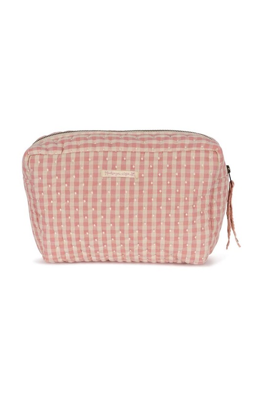 Konges Sløjd kosmetyczka dziecięca SEERSUCKER BIG TOILETRY BAG różowy KS101660